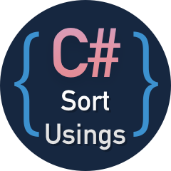 C# Sort Usings